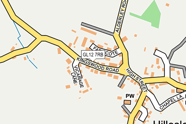 GL12 7RB map - OS OpenMap – Local (Ordnance Survey)