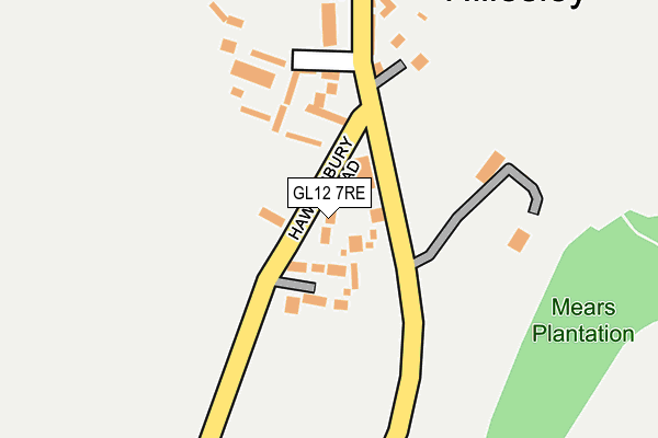 GL12 7RE map - OS OpenMap – Local (Ordnance Survey)