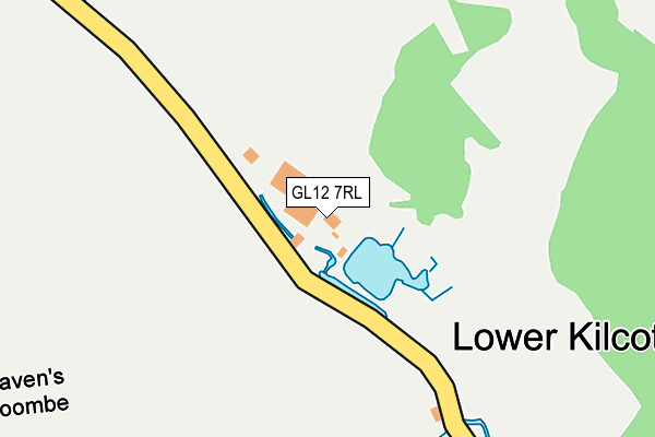GL12 7RL map - OS OpenMap – Local (Ordnance Survey)