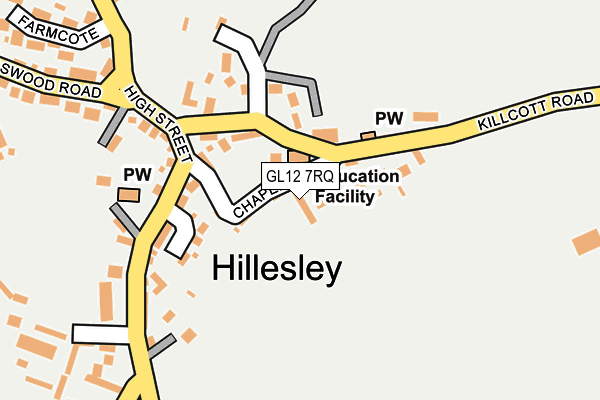 GL12 7RQ map - OS OpenMap – Local (Ordnance Survey)