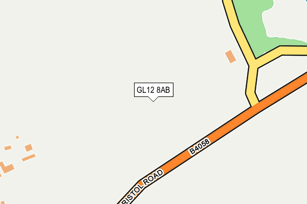 GL12 8AB map - OS OpenMap – Local (Ordnance Survey)