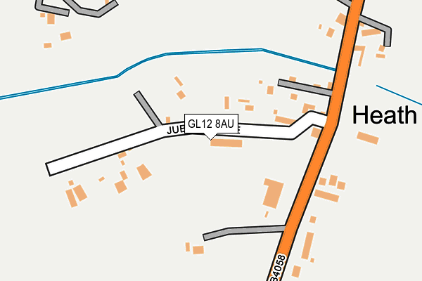 GL12 8AU map - OS OpenMap – Local (Ordnance Survey)