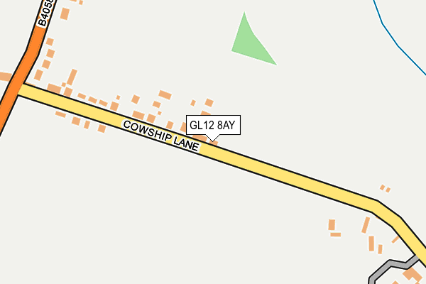 GL12 8AY map - OS OpenMap – Local (Ordnance Survey)