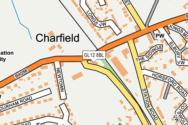 GL12 8BL map - OS OpenMap – Local (Ordnance Survey)