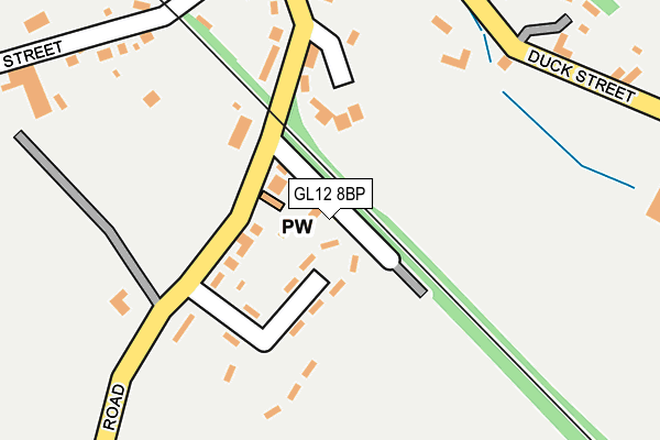 GL12 8BP map - OS OpenMap – Local (Ordnance Survey)