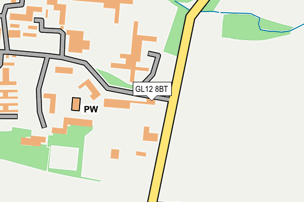 GL12 8BT map - OS OpenMap – Local (Ordnance Survey)