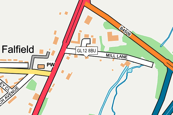 GL12 8BU map - OS OpenMap – Local (Ordnance Survey)