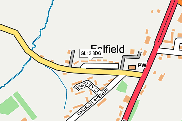 GL12 8DG map - OS OpenMap – Local (Ordnance Survey)