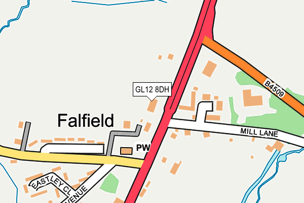 GL12 8DH map - OS OpenMap – Local (Ordnance Survey)