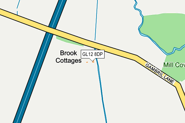 GL12 8DP map - OS OpenMap – Local (Ordnance Survey)