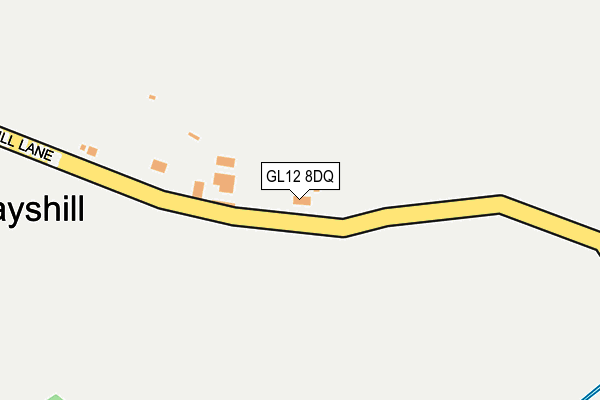 GL12 8DQ map - OS OpenMap – Local (Ordnance Survey)