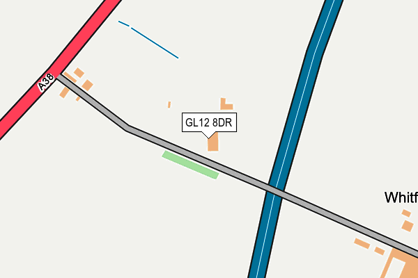 GL12 8DR map - OS OpenMap – Local (Ordnance Survey)
