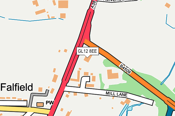 GL12 8EE map - OS OpenMap – Local (Ordnance Survey)