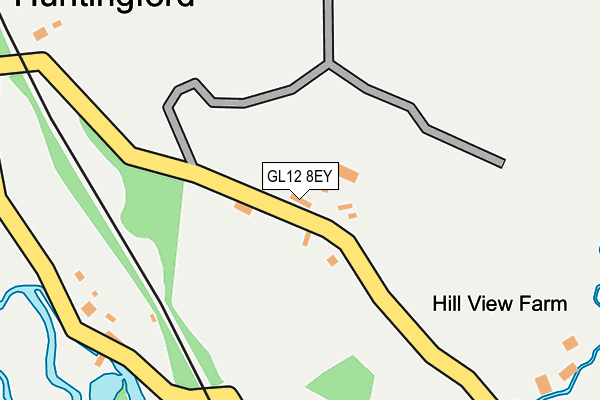 GL12 8EY map - OS OpenMap – Local (Ordnance Survey)