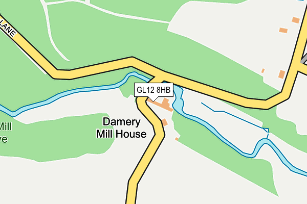 GL12 8HB map - OS OpenMap – Local (Ordnance Survey)