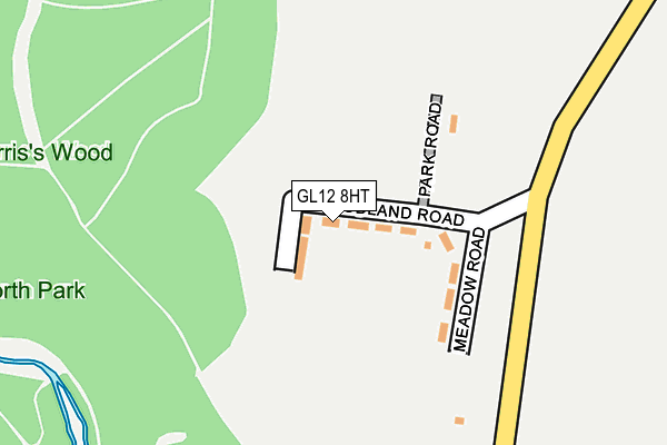 GL12 8HT map - OS OpenMap – Local (Ordnance Survey)