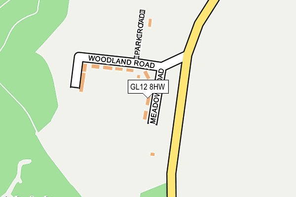 GL12 8HW map - OS OpenMap – Local (Ordnance Survey)