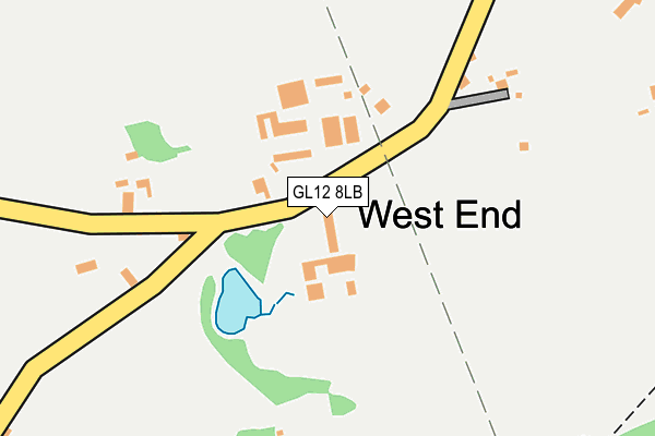 GL12 8LB map - OS OpenMap – Local (Ordnance Survey)
