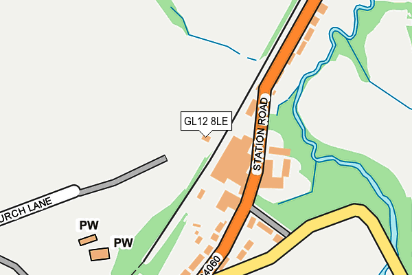 GL12 8LE map - OS OpenMap – Local (Ordnance Survey)