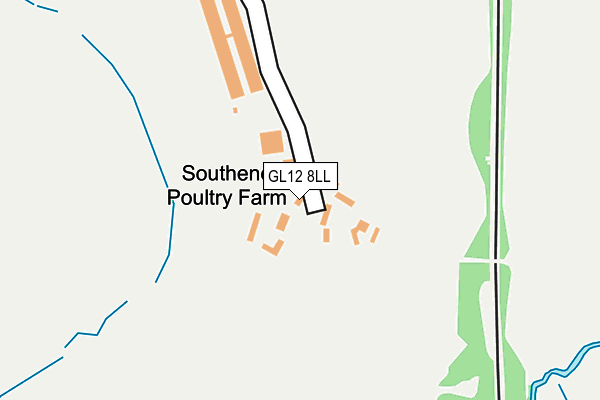 GL12 8LL map - OS OpenMap – Local (Ordnance Survey)