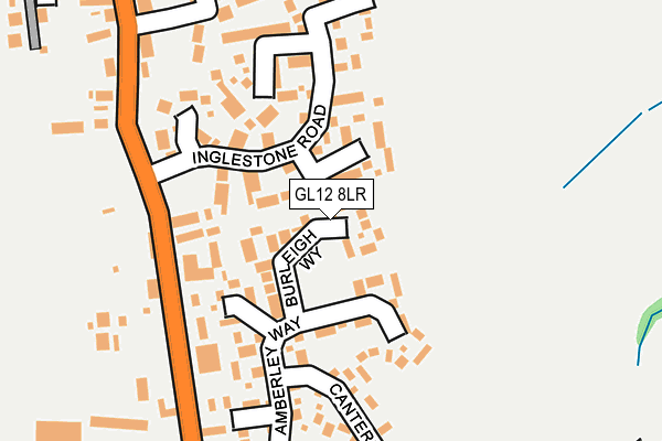 GL12 8LR map - OS OpenMap – Local (Ordnance Survey)
