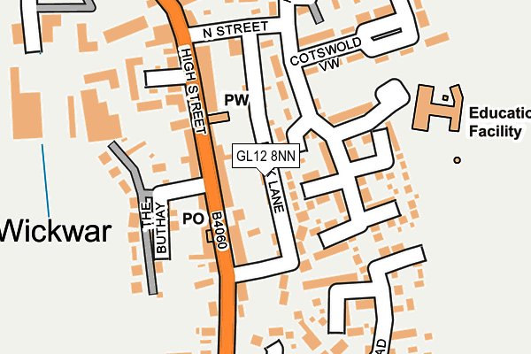 GL12 8NN map - OS OpenMap – Local (Ordnance Survey)