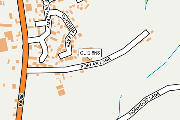 GL12 8NS map - OS OpenMap – Local (Ordnance Survey)