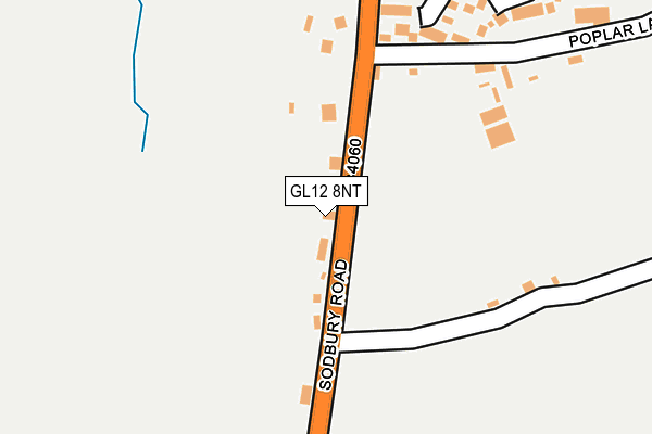 GL12 8NT map - OS OpenMap – Local (Ordnance Survey)