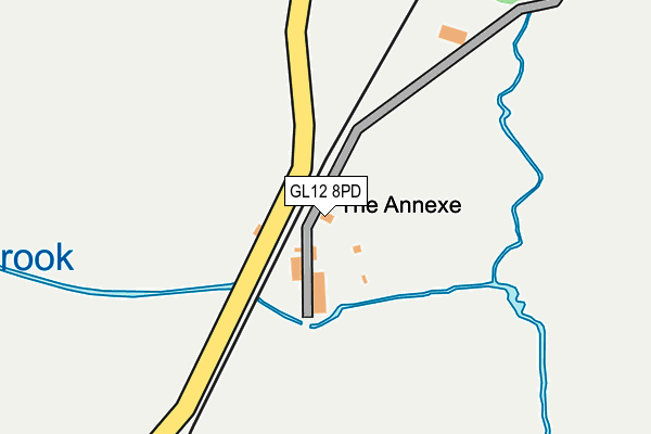 GL12 8PD map - OS OpenMap – Local (Ordnance Survey)