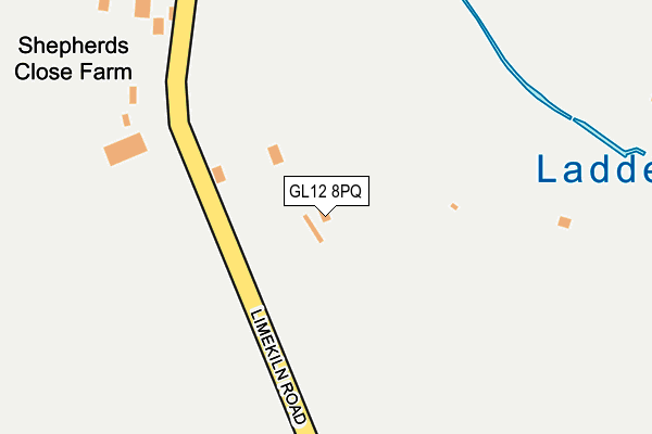GL12 8PQ map - OS OpenMap – Local (Ordnance Survey)