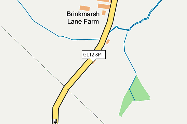 GL12 8PT map - OS OpenMap – Local (Ordnance Survey)
