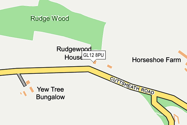 GL12 8PU map - OS OpenMap – Local (Ordnance Survey)