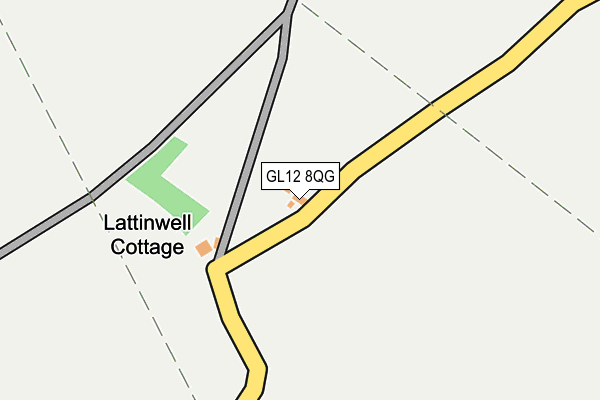 GL12 8QG map - OS OpenMap – Local (Ordnance Survey)