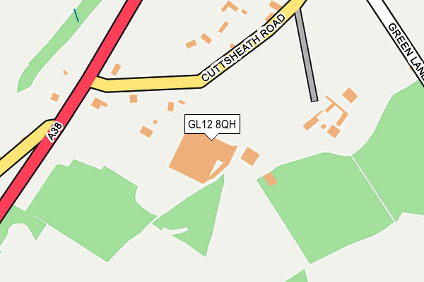 GL12 8QH map - OS OpenMap – Local (Ordnance Survey)