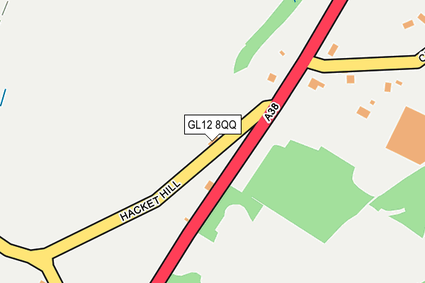 GL12 8QQ map - OS OpenMap – Local (Ordnance Survey)