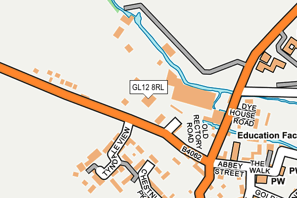 GL12 8RL map - OS OpenMap – Local (Ordnance Survey)