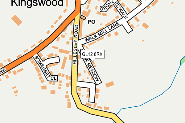 GL12 8RX map - OS OpenMap – Local (Ordnance Survey)