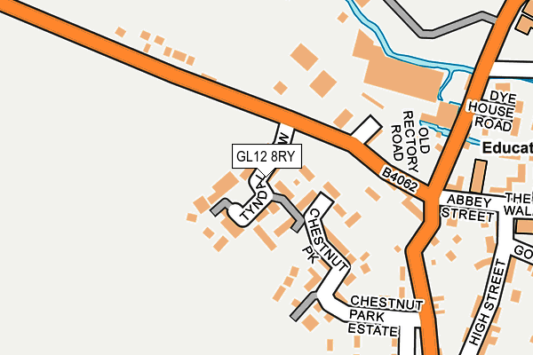 GL12 8RY map - OS OpenMap – Local (Ordnance Survey)