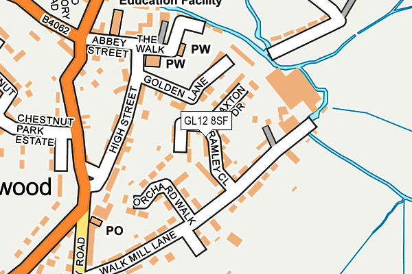 Map of JULES WILD CREATIVE LIMITED at local scale