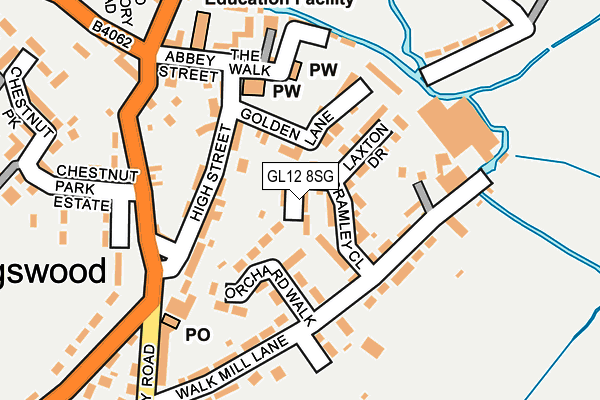 GL12 8SG map - OS OpenMap – Local (Ordnance Survey)