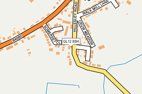 GL12 8SH map - OS OpenMap – Local (Ordnance Survey)