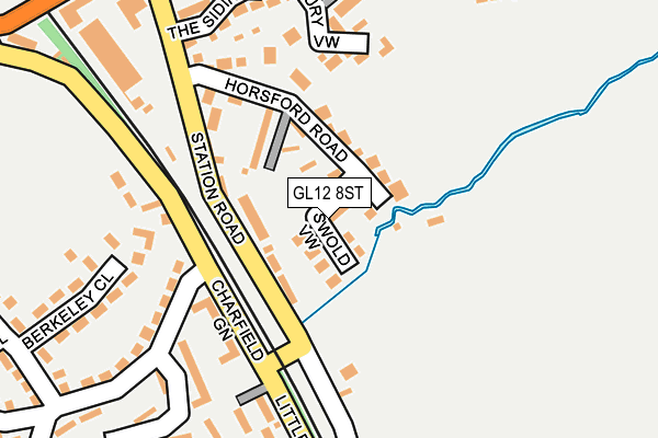 GL12 8ST map - OS OpenMap – Local (Ordnance Survey)