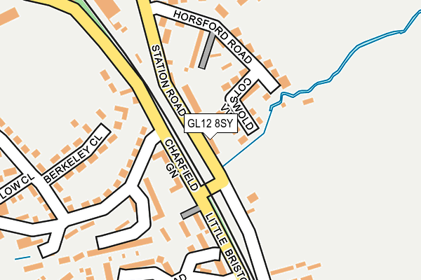 GL12 8SY map - OS OpenMap – Local (Ordnance Survey)