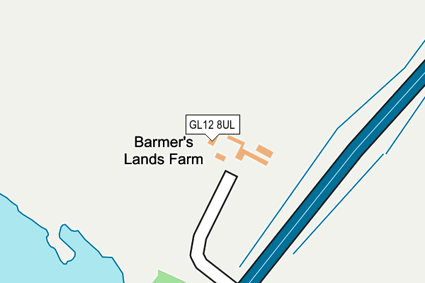 GL12 8UL map - OS OpenMap – Local (Ordnance Survey)