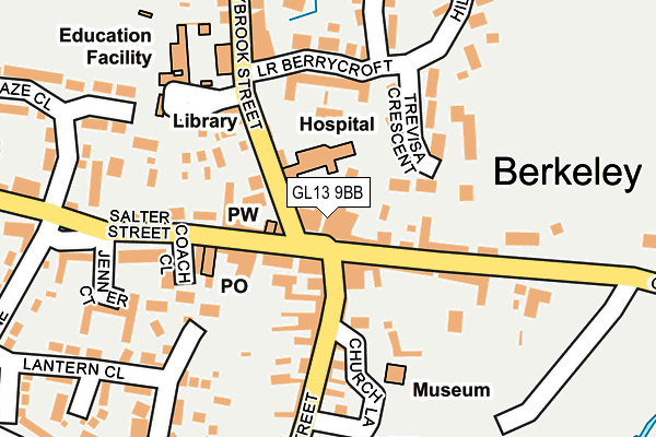 GL13 9BB map - OS OpenMap – Local (Ordnance Survey)