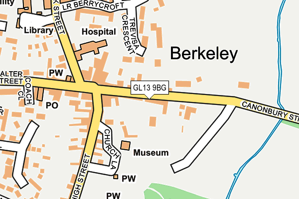 GL13 9BG map - OS OpenMap – Local (Ordnance Survey)