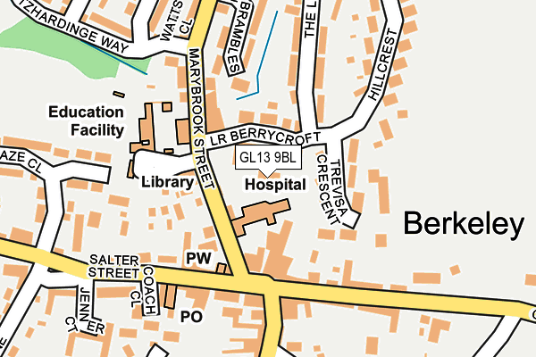 GL13 9BL map - OS OpenMap – Local (Ordnance Survey)