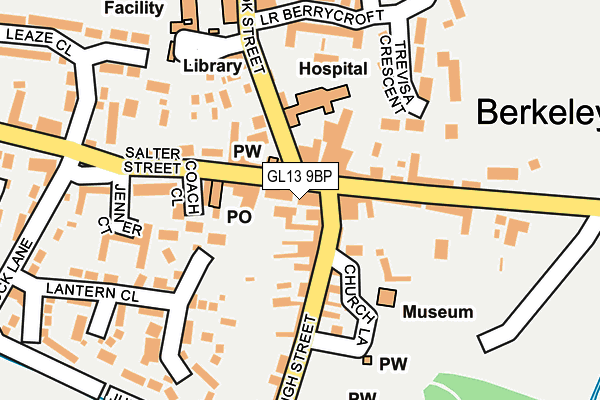 GL13 9BP map - OS OpenMap – Local (Ordnance Survey)