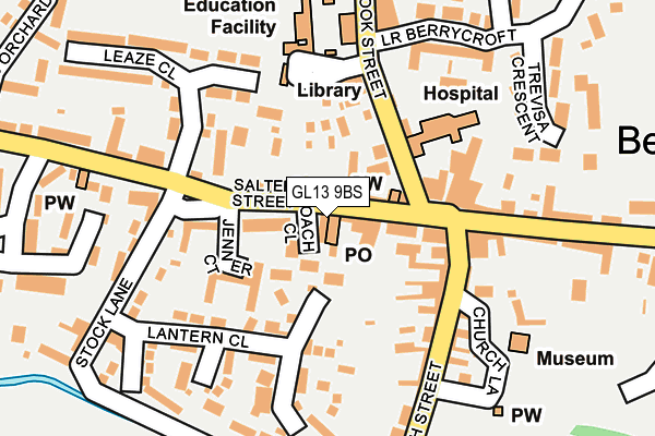 GL13 9BS map - OS OpenMap – Local (Ordnance Survey)