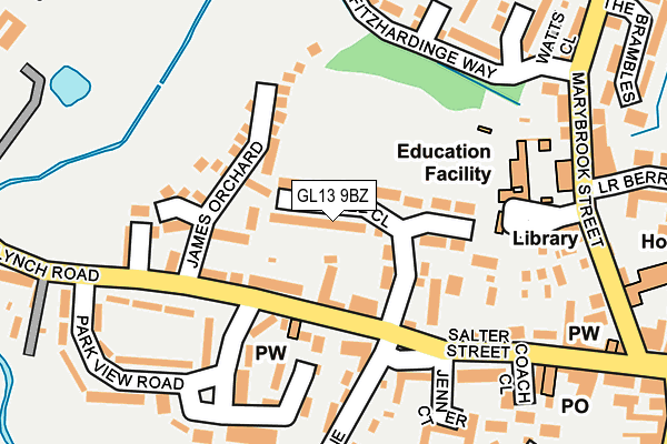 GL13 9BZ map - OS OpenMap – Local (Ordnance Survey)
